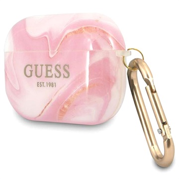 Guess Marble Collection AirPods Pro TPU Case Roze