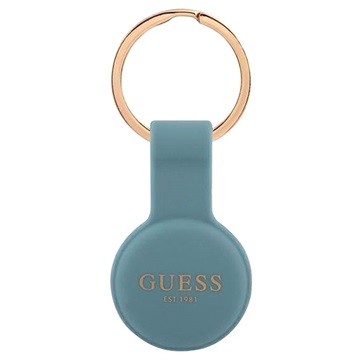 Guess Silicone Case voor Apple AirTag - Blauw