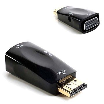 HDMI-VGA Adapter Zwart