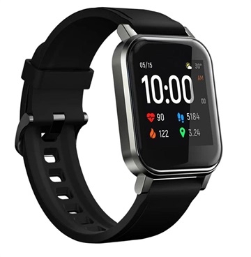 Xiaomi Haylou LS02 Waterdichte Smartwatch met Hartslag (Open Doos Bevredigend) Zwart