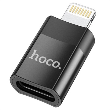 Hoco UA17 Lightning-USB-C Adapter USB 2.0, 5V-2A (Geopende verpakking Uitstekend) Zwart