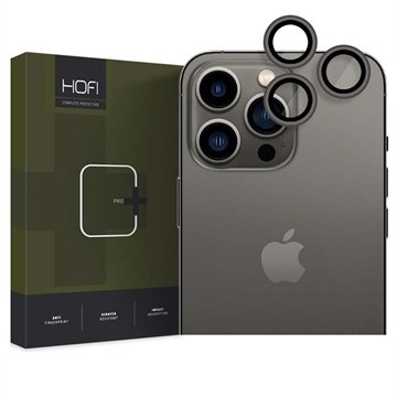 iPhone 15 Pro-15 Pro Max Hofi Camring Pro+ Camera Lens Protector Zwarte Rand