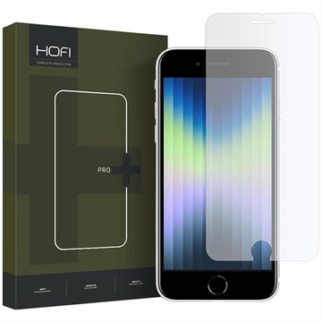 iPhone 7-8-SE (2020)-SE (2022) Hofi Hybrid Pro+ Glazen Screenprotector Doorzichtig