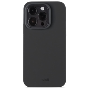 iPhone 15 Pro Max Holdit Silicone Case Zwart