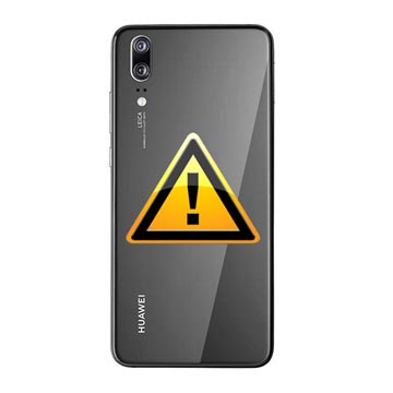 Huawei P20 Batterij Cover Reparatie Zwart