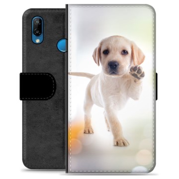 Huawei P20 Lite Premium Wallet Case Hond