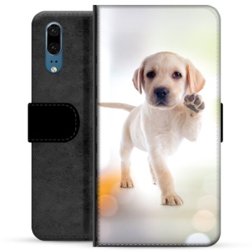 Huawei P20 Premium Wallet Case Hond