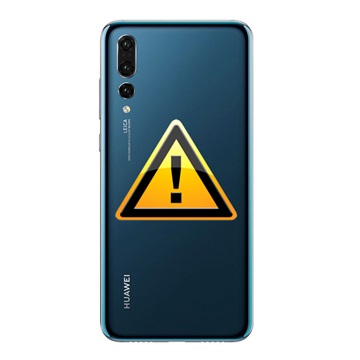 Huawei P20 Pro Batterij Cover Reparatie Blauw