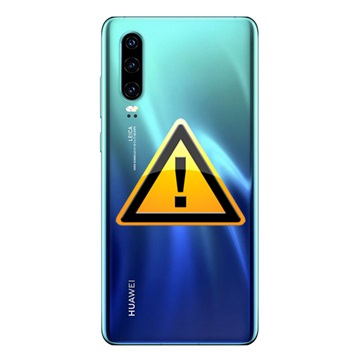 Huawei P30 Batterij Cover Reparatie Aurora Blauw