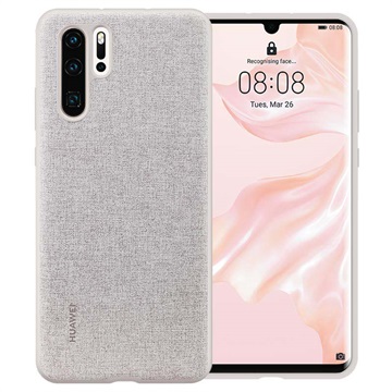 Huawei P30 Pro Pu Cover 51992981 Grijs huismerk kopen in de aanbieding