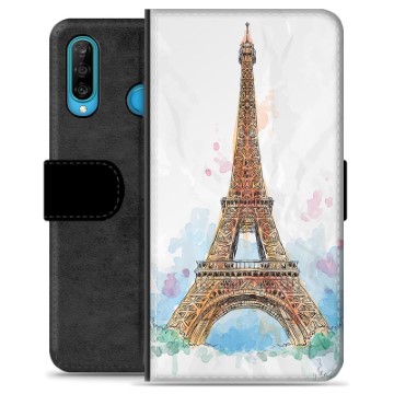 Huawei P30 Lite Premium Wallet Case Parijs