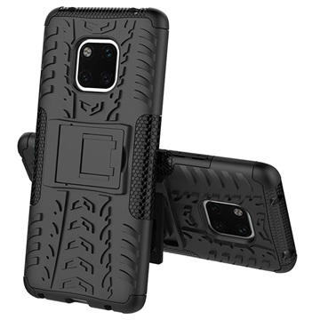 Huawei Mate 20 Pro Anti Slip Hybrid Case Zwart huismerk kopen in de aanbieding