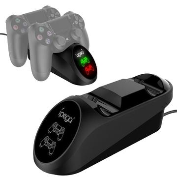 IPEGA PG-9180 Dubbel Oplaadstation Oplaaddock voor Game Controller met LED-indicator voor PS4 Contro