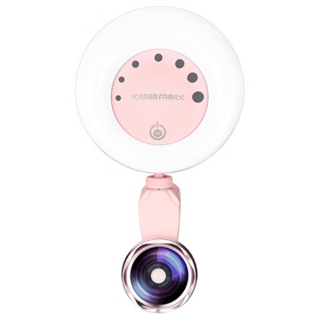 Icarer Family Beauty Selfie Led Licht Camera Lens Roze huismerk kopen in de aanbieding