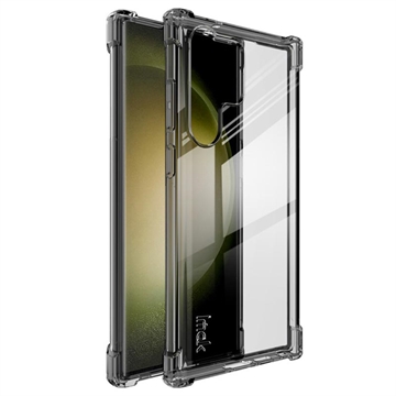 Imak Drop-Proof Samsung Galaxy S23 Ultra 5G TPU Case - Zwart / Doorzichtig