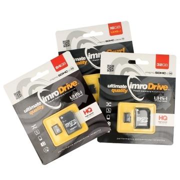 Imro MicroSD-geheugenkaart met adapter 64 GB