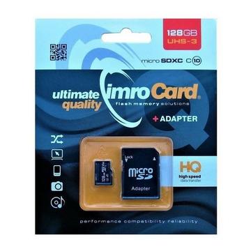 Imro microSDXC geheugenkaart met adapter 128GB