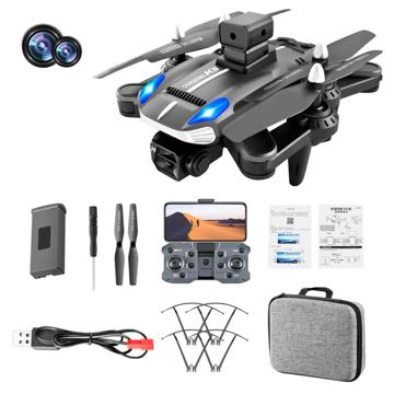 Opvouwbare Drone met 4K Camera en 4-weg Obstakel Vermijden K8 (Geopende verpakking - Bevredigend) - Zwart