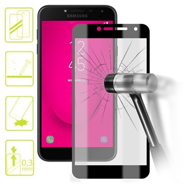 Ksix Extreme Samsung Galaxy J4 Glazen Screenprotector 9H Zwart huismerk kopen in de aanbieding