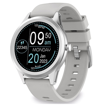 Ksix Globe Waterbestendig Smartwatch met Bluetooth 5.0 Zilver