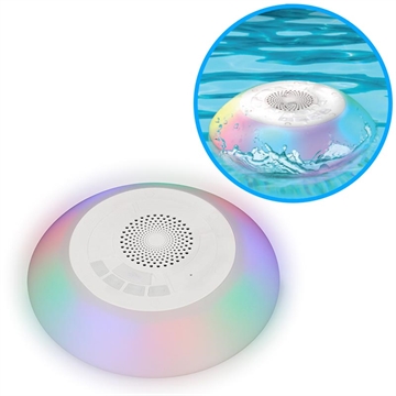 Ksix Mermaid Drijvende Bluetooth Speaker met RGB LED Licht - 5W, IPX7