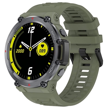 Ksix Oslo Waterbestendig Smartwatch met Bluetooth 5.0 - Groen