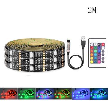 LED Light 5050 RGB IP65 Waterproof USB Powered LED Strip Light TV Backlight + Remote Control for for