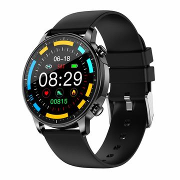 LEMONDA SMART V23 1,3 Volledig touchscreen Smart horloge IP67 Waterdicht Fitness horloge met bloeddruk gezondheidsmonitoring informatie push - zwart