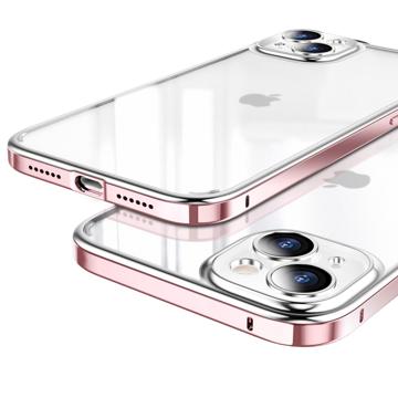 Luphie Anti-Kras iPhone 14 Hybride Hoesje Roze