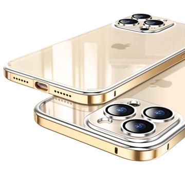 Luphie Anti-Kras iPhone 14 Pro Hybride Hoesje (Geopende verpakking Bevredigend) Goud