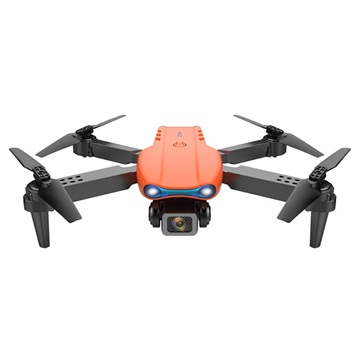 Lansenxi E99 Max opvouwbare drone met 4K HD dubbele camera oranje