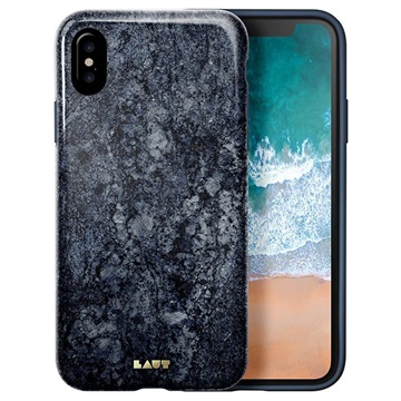 Laut Huex Elements Iphone X Xs Tpu Case Blauw Marmer huismerk kopen in de aanbieding