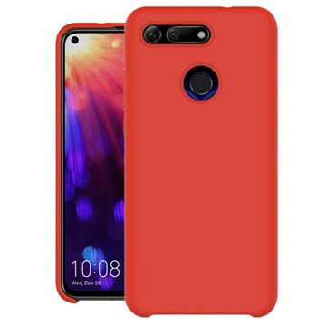 Honor View 20 Liquid Silicone Cover Rood huismerk kopen in de aanbieding