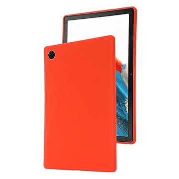 Samsung Galaxy Tab A8 10.5 (2021) Vloeibare siliconen hoes Rood