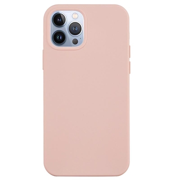 iPhone 14 Pro Liquid Siliconen Hoesje Roze