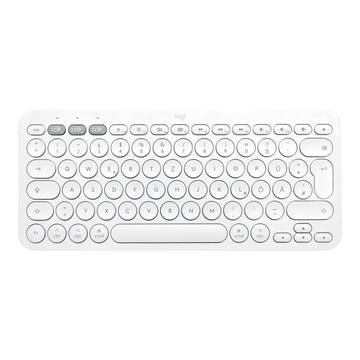 Logitech K380 Multi-Device Draadloos Bluetooth Toetsenbord voor Mac Noordse Indeling Wit