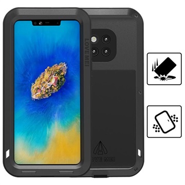 Love Mei Powerful Huawei Mate 20 Pro Hybrid Case Zwart huismerk kopen in de aanbieding