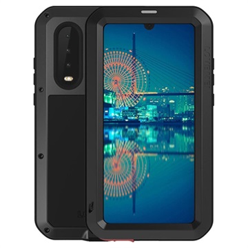 Love Mei Powerful Huawei P30 Hybrid Case Zwart huismerk kopen in de aanbieding