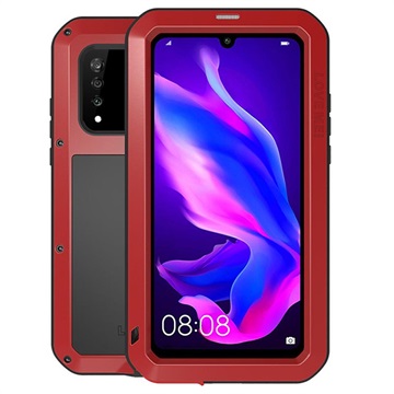 Love Mei Powerful Huawei P30 Lite Hybrid Case Rood huismerk kopen in de aanbieding