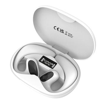 M8 144 Talen Vertaling Oortelefoons Geluidsreductie Smart Voice Translator TWS Bluetooth Headset Wit