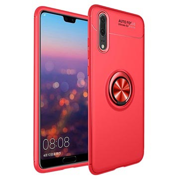 Huawei P20 Pro Magneet Ringgrip Cover Rood