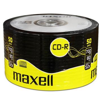 Maxell CD-R 52x-700MB-80min 50 stuks.