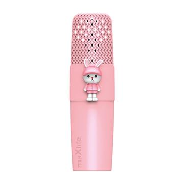 Maxlife Animal MXBM-500 Bluetooth-microfoon met luidspreker Roze