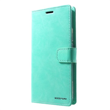 Mercury Goospery Blue Moon Huawei Mate 20 Pro Wallet Case Cyan huismerk kopen in de aanbieding