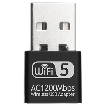 Mini Dual-Band Draadloze USB Adapter 1200Mb-s