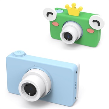 Mini HD Digitale Camera voor Kinderen D8 8MP Blauw-Kikker