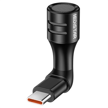 Mini Microfoon voor Smartphone-Tablet MD-3 USB-C Zwart