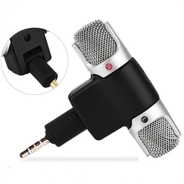 Mini Draagbare Microfoon voor Smartphones en Tablets 3.5mm