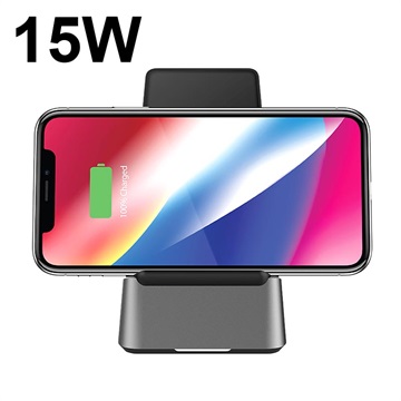 Momax Qdock 3 Ud15 Snel Qi Draadloze Oplaadstation 15W Zwart huismerk kopen in de aanbieding