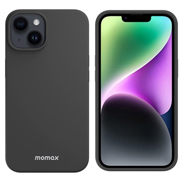 Momax Silicone 2.0 iPhone 14 Hybrid Case Zwart